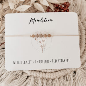 Armband Mondstein